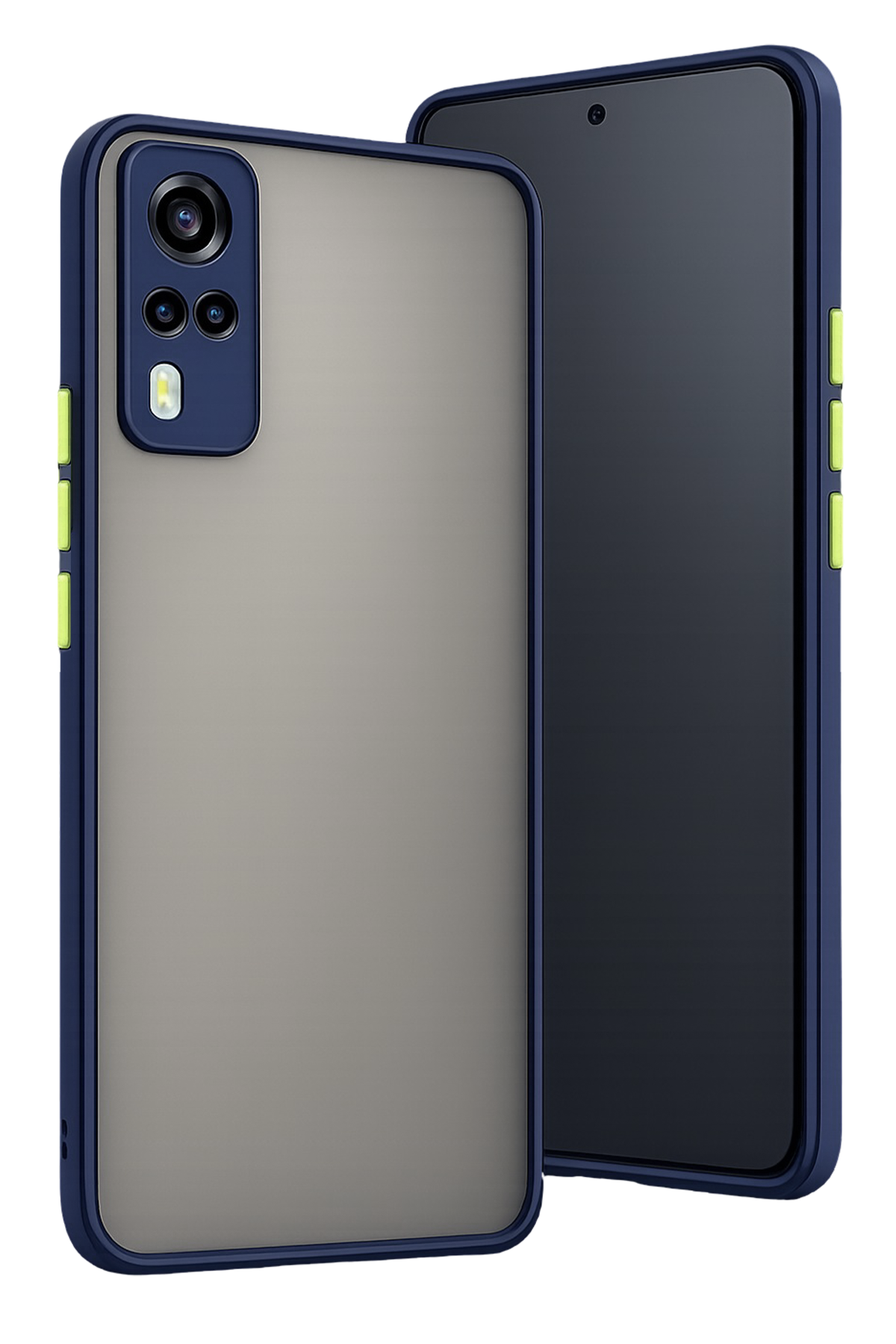Newface Vivo Y53S Kılıf Montreal Silikon Kapak - Lacivert