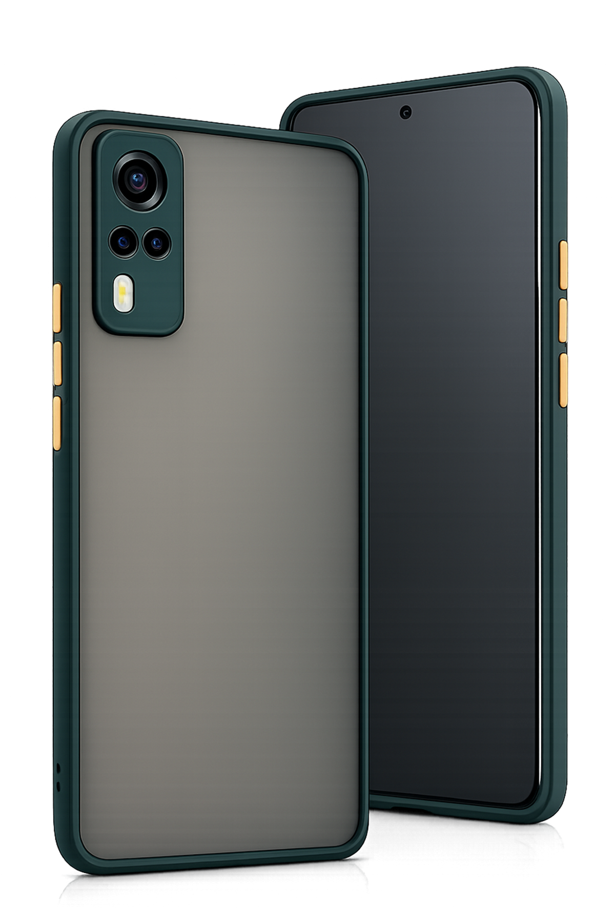 Newface Vivo Y53S Kılıf Montreal Silikon Kapak - Yeşil