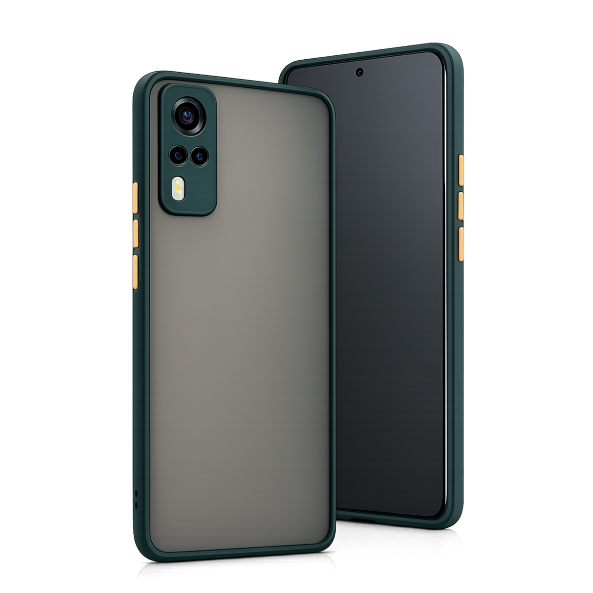 Newface Vivo Y53S Kılıf Montreal Silikon Kapak - Yeşil