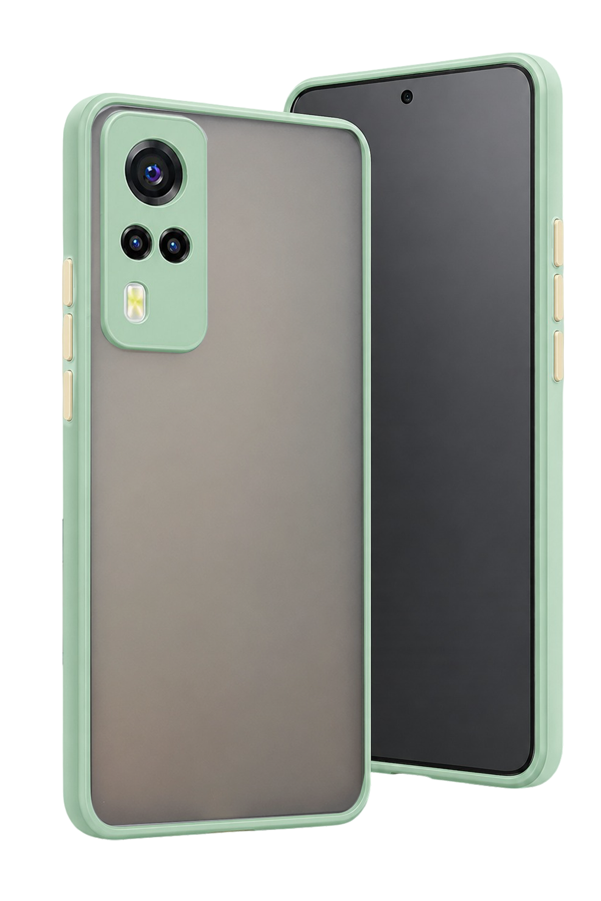 Newface Vivo Y53S Kılıf Montreal Silikon Kapak - Turkuaz