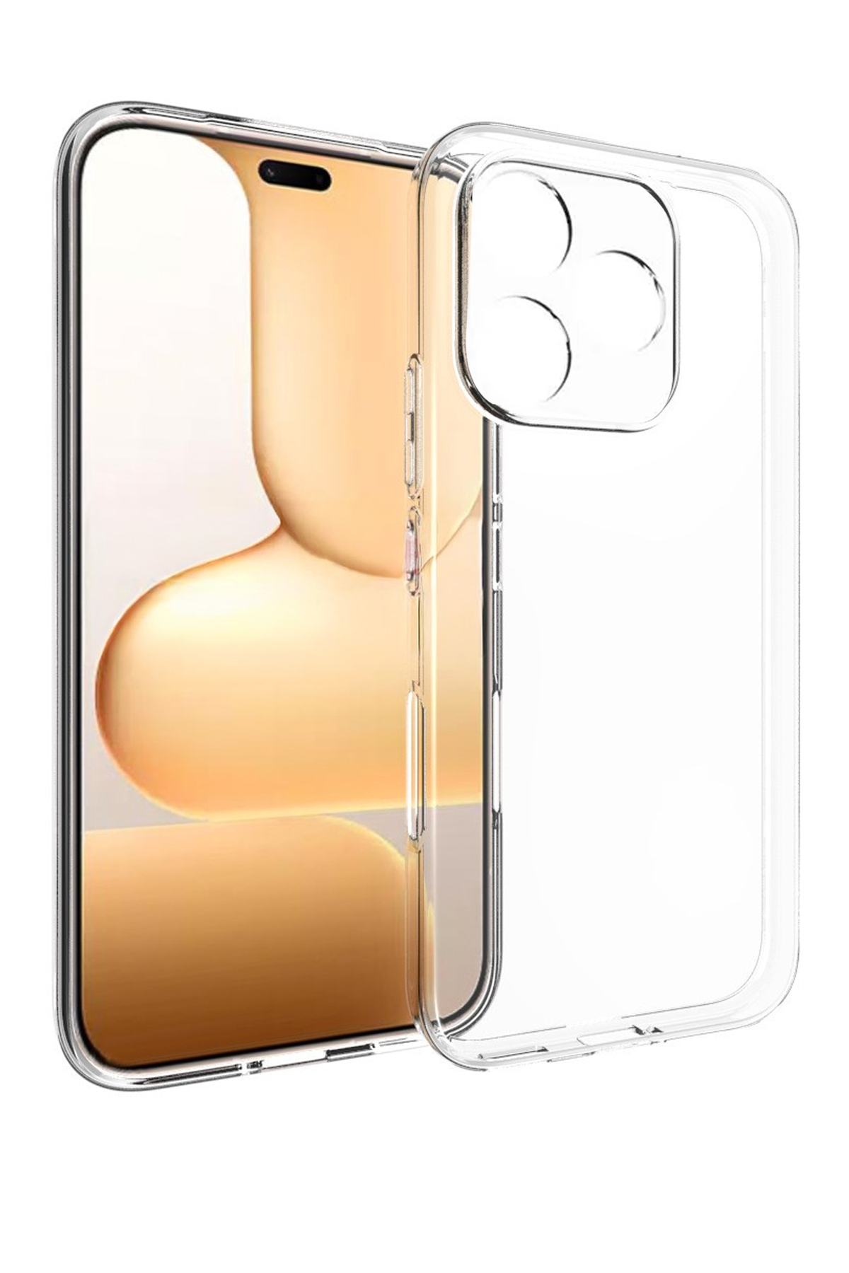 Newface Huawei Honor 600 Lite Lüx Şeffaf Silikon - Şeffaf