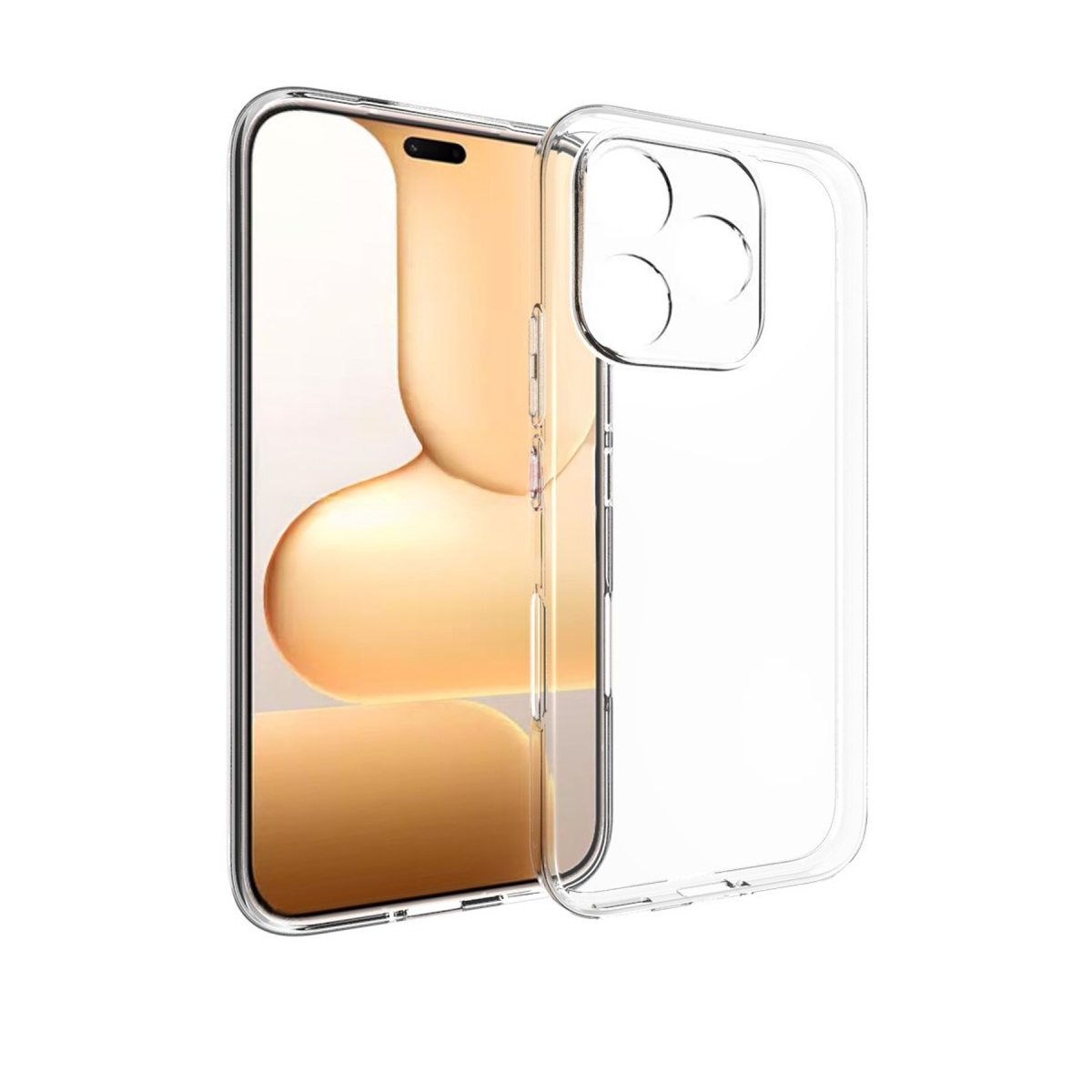 Newface Huawei Honor 600 Lite Lüx Şeffaf Silikon - Şeffaf — görsel 4