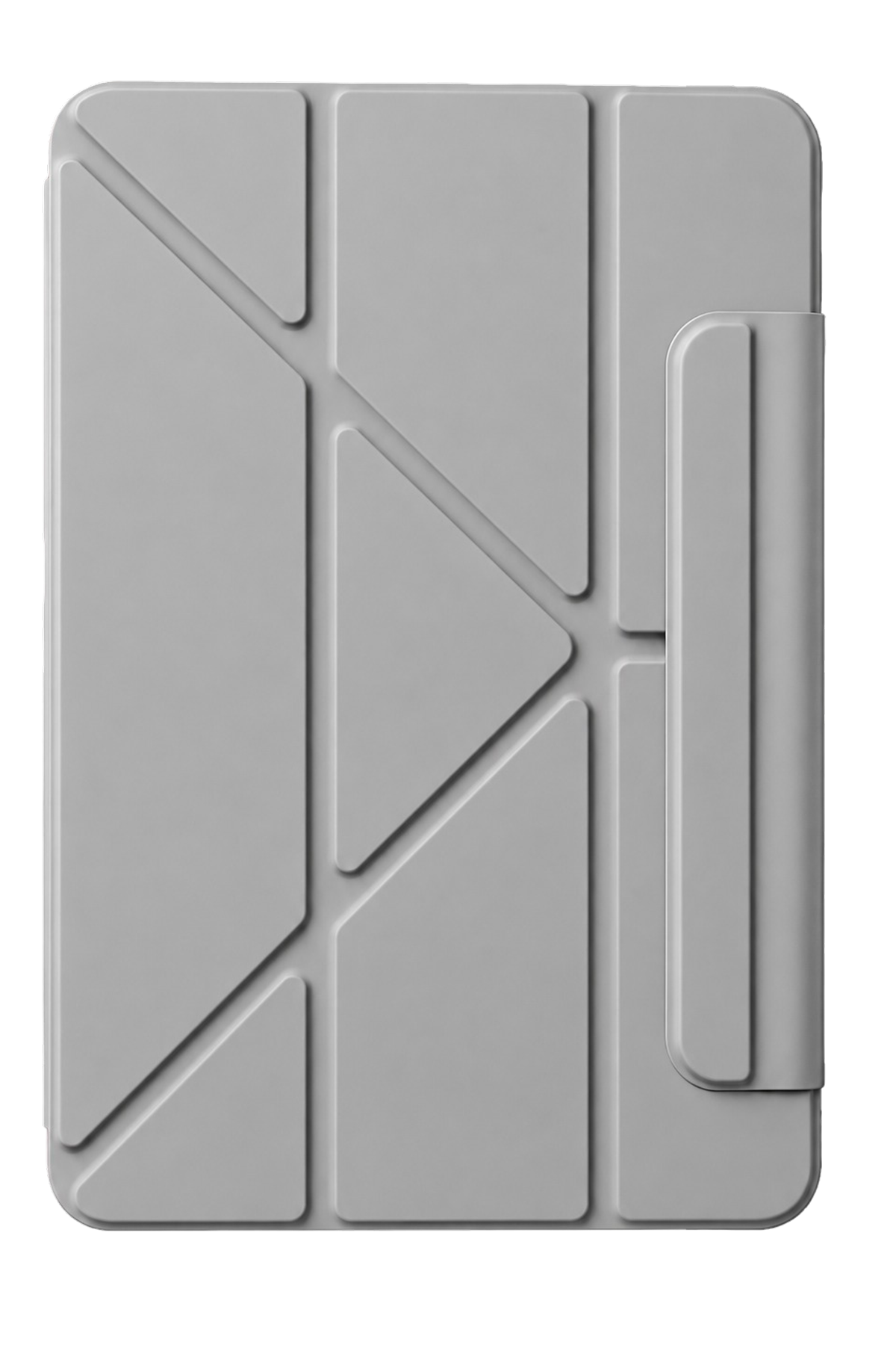 Newface Apple iPad 2025 10.9 10.Nesil (A16) Edz Manyetik Standlı Tablet Kılıfı - Gri