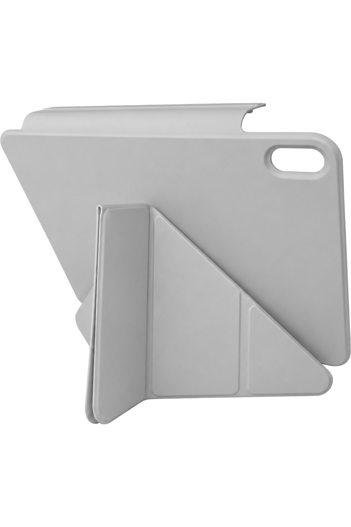 Newface Apple iPad 2025 10.9 10.Nesil (A16) Edz Manyetik Standlı Tablet Kılıfı - Gri — görsel 3