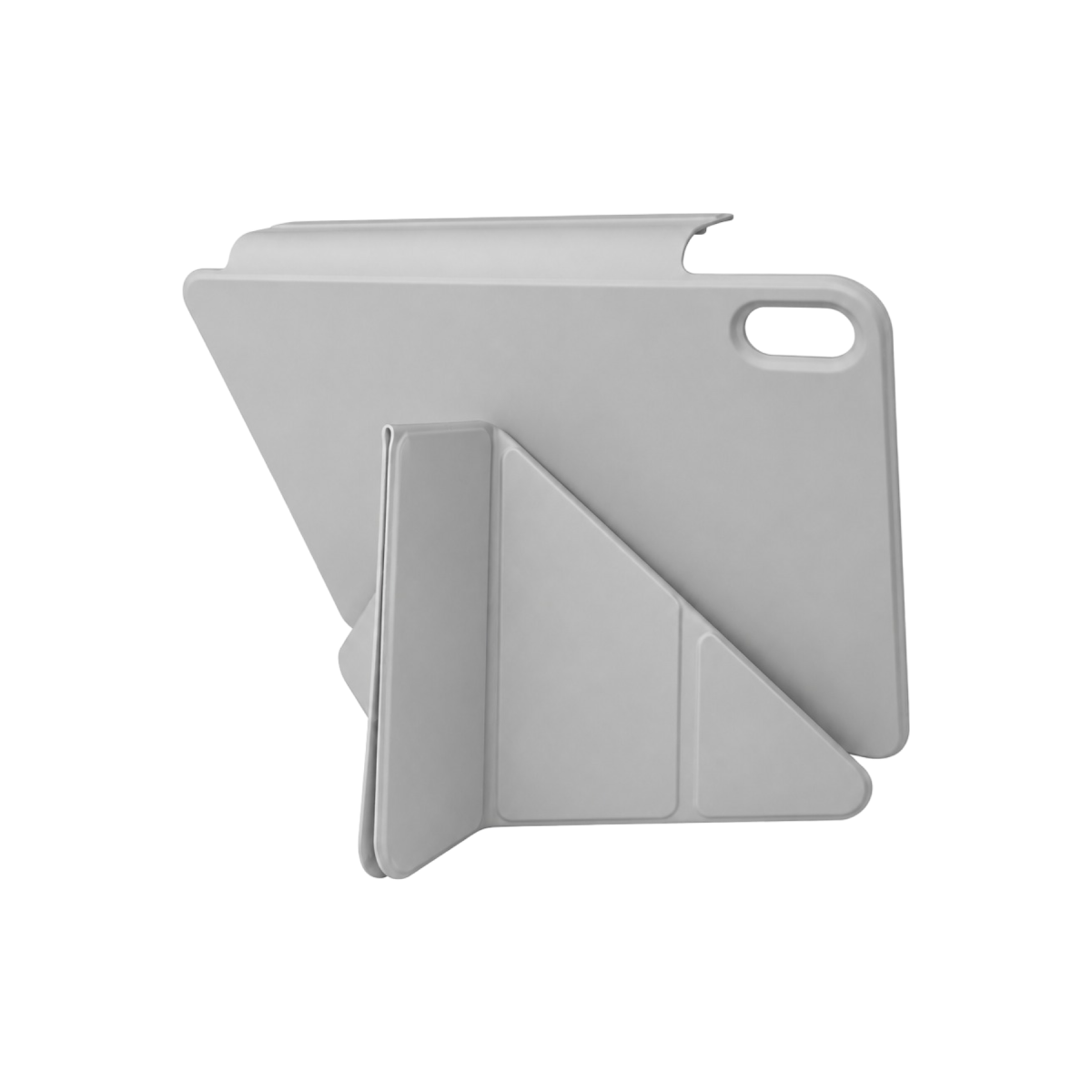 Newface Apple iPad 2025 10.9 10.Nesil (A16) Edz Manyetik Standlı Tablet Kılıfı - Gri — görsel 7