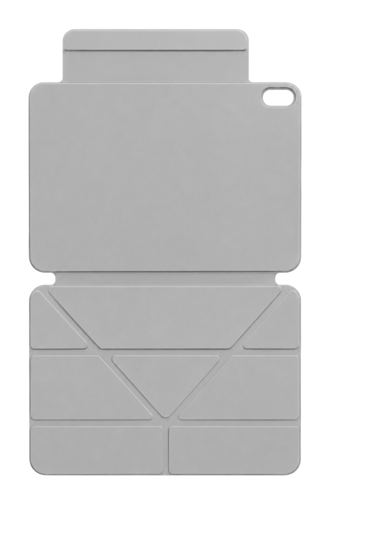 Newface Apple iPad 2025 10.9 10.Nesil (A16) Edz Manyetik Standlı Tablet Kılıfı - Gri — görsel 4