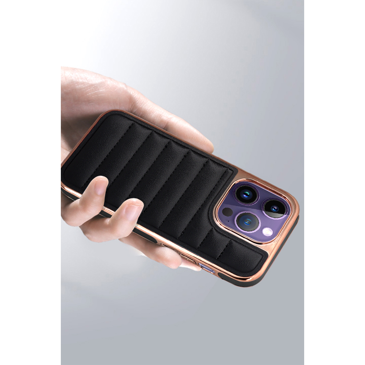 HDD Apple iPhone 13 HBC-123 Puffy Kapak - Siyah