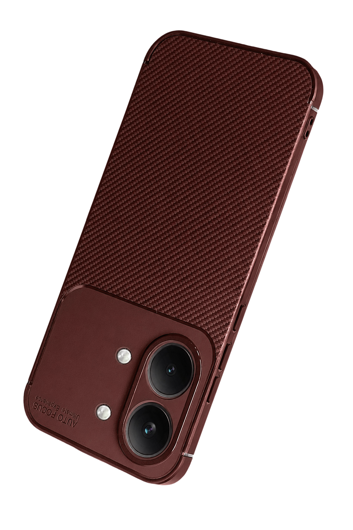 Newface Xiaomi Poco X8 Pro Max Auto Focus Karbon Kapak - Bordo — görsel 3