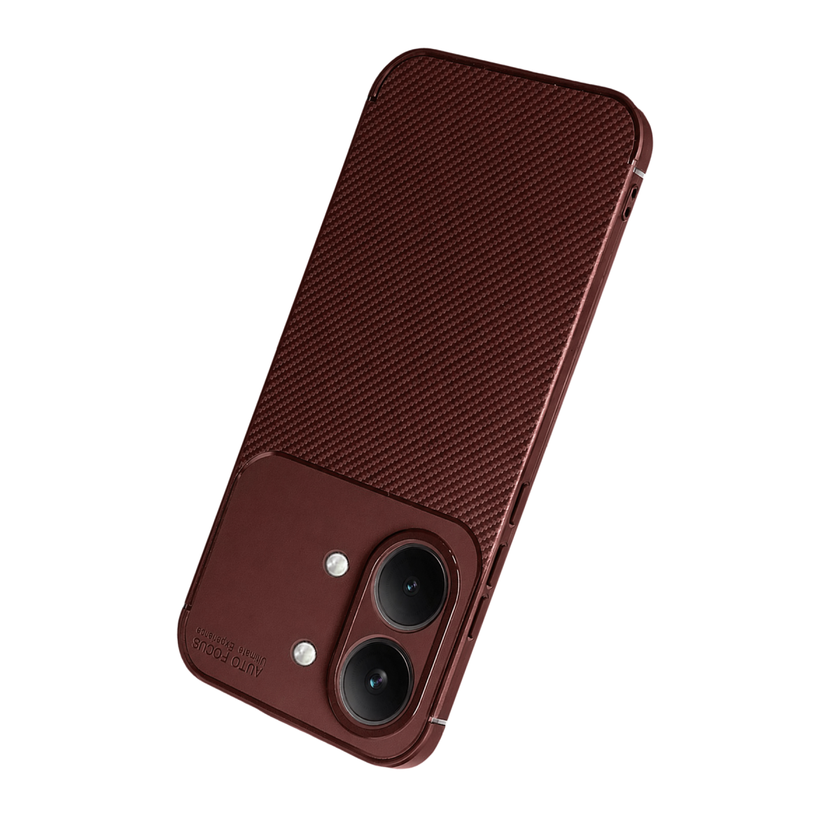 Newface Xiaomi Poco X8 Pro Max Auto Focus Karbon Kapak - Bordo — görsel 6