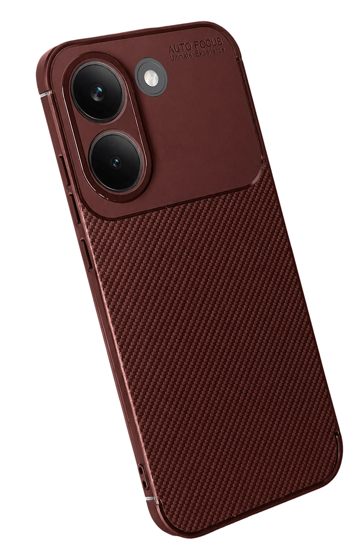 Newface Xiaomi Poco X8 Pro Auto Focus Karbon Kapak - Bordo — görsel 2