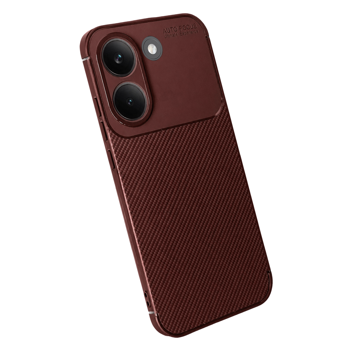 Newface Xiaomi Poco X8 Pro Auto Focus Karbon Kapak - Bordo — görsel 8