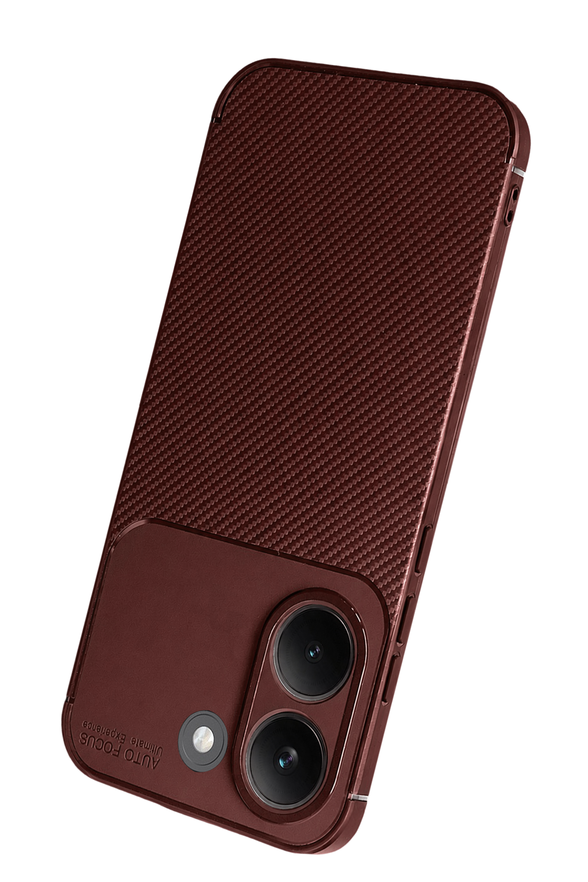 Newface Xiaomi Poco X8 Pro Auto Focus Karbon Kapak - Bordo — görsel 3
