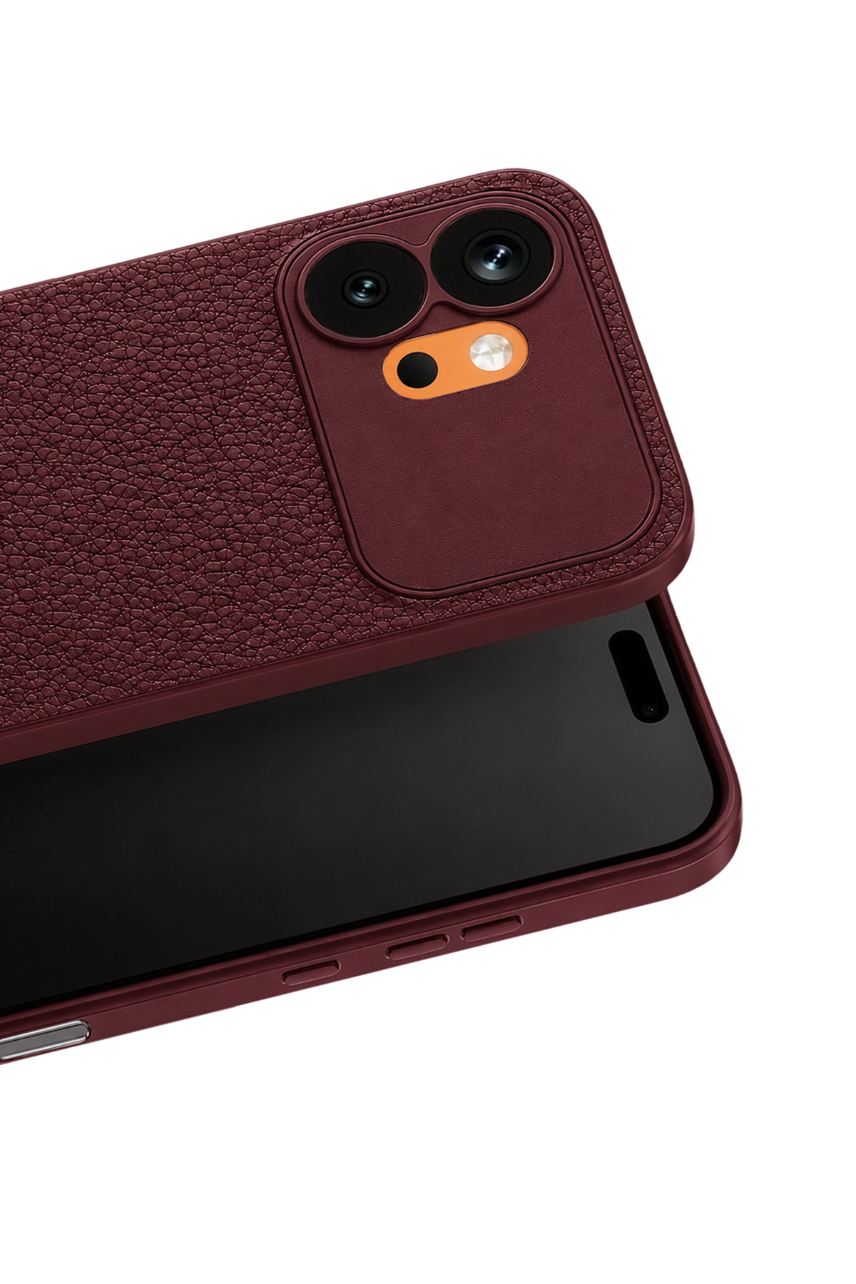 Newface Huawei Honor 600 Thermax Silikon Kılıf - Bordo — görsel 2