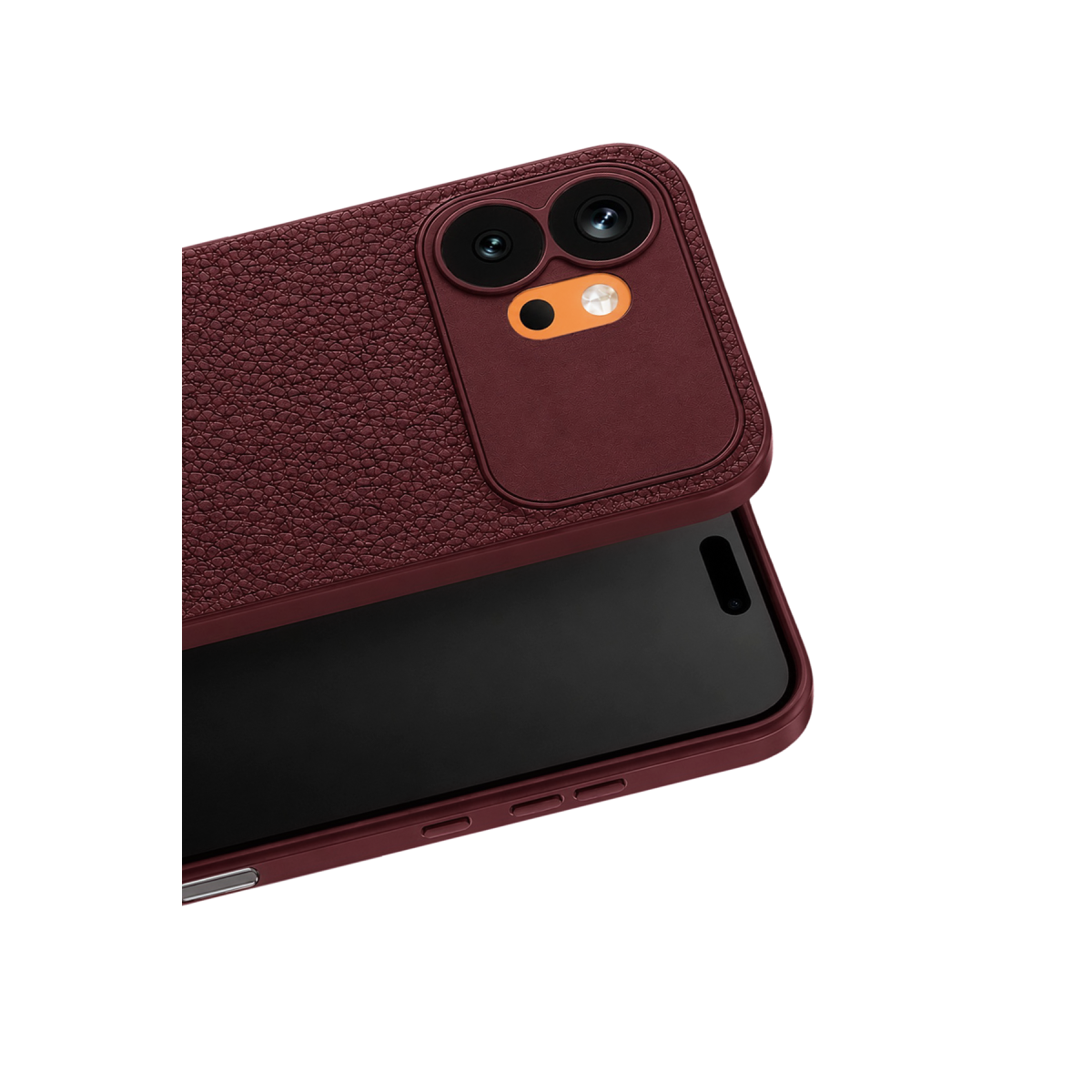 Newface Huawei Honor 600 Thermax Silikon Kılıf - Bordo — görsel 6