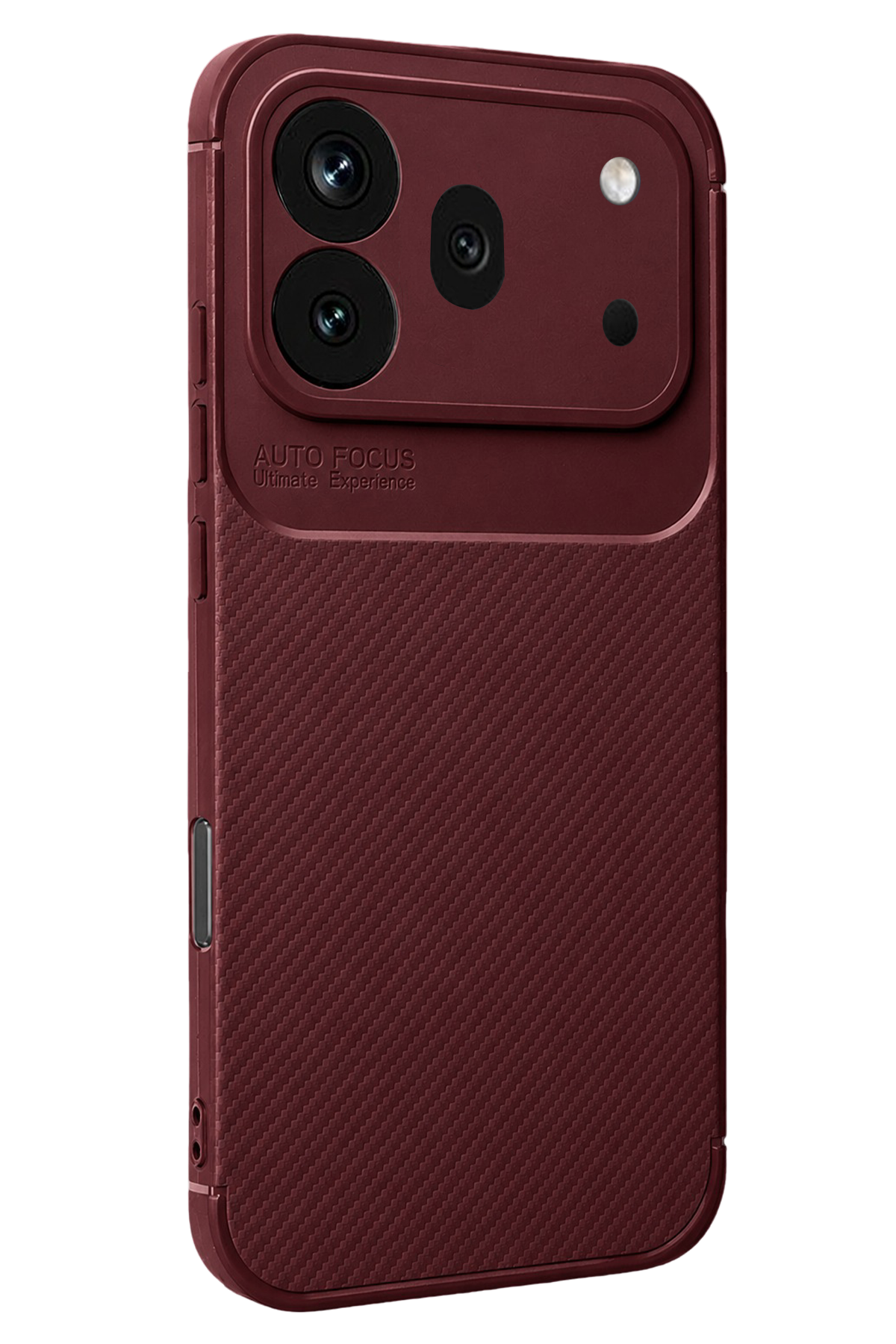 Newface Huawei Honor 600 Pro Auto Focus Karbon Kapak - Bordo