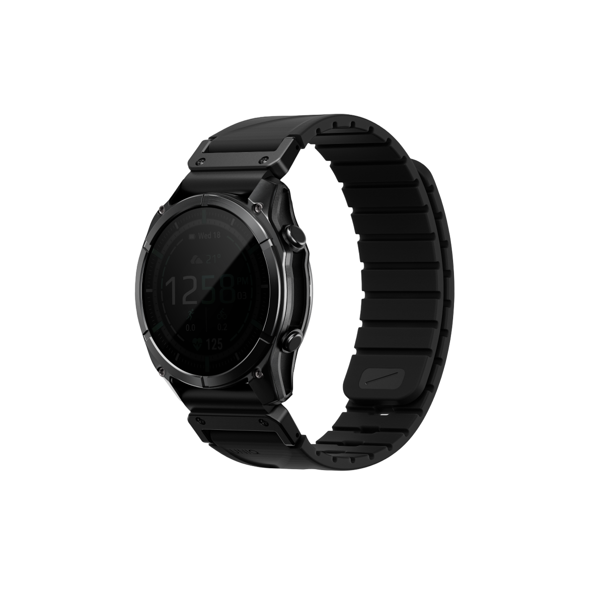 Uniq Watch 22mm Fluo Manyetik Kordon - Siyah