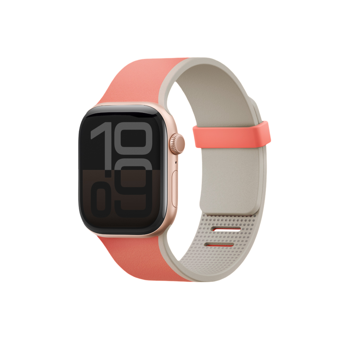 Uniq Apple Watch Ultra 49mm Revix IV Reversible Manyetik Kordon - Pembe-Bej
