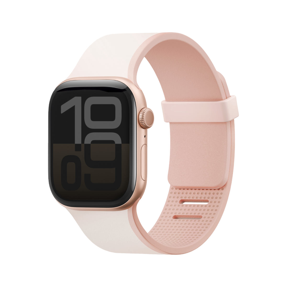 Uniq Apple Watch 41mm Revix IV Reversible Manyetik Kordon - Pembe-Bej