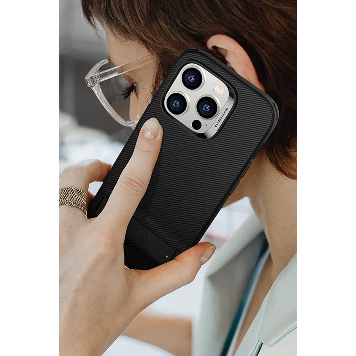 ESR Apple iPhone 14 Pro Max Air Shield Boost Standlı Kapak - Siyah