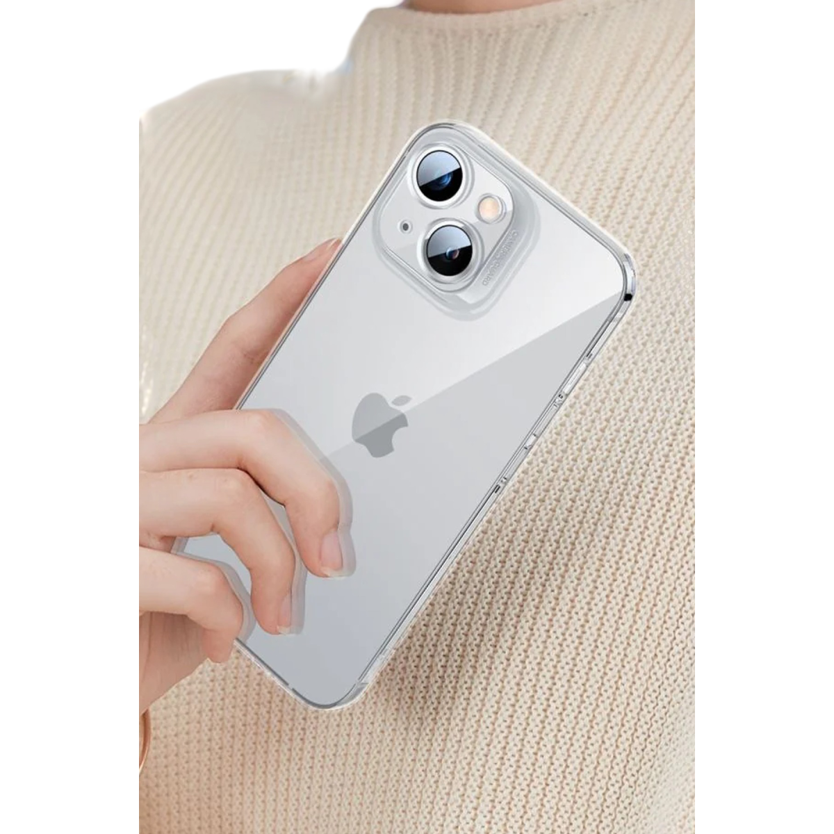 ESR Apple iPhone 14 Plus Ice Shield Tempered Cam Kılıf - Şeffaf