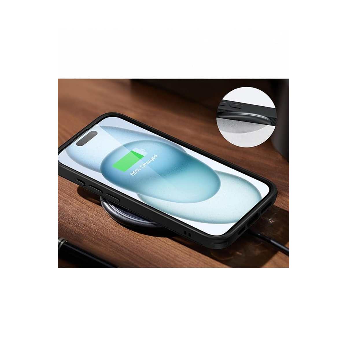 ESR Apple iPhone 15 Plus Air Shield Boost Standlı Kapak - Siyah