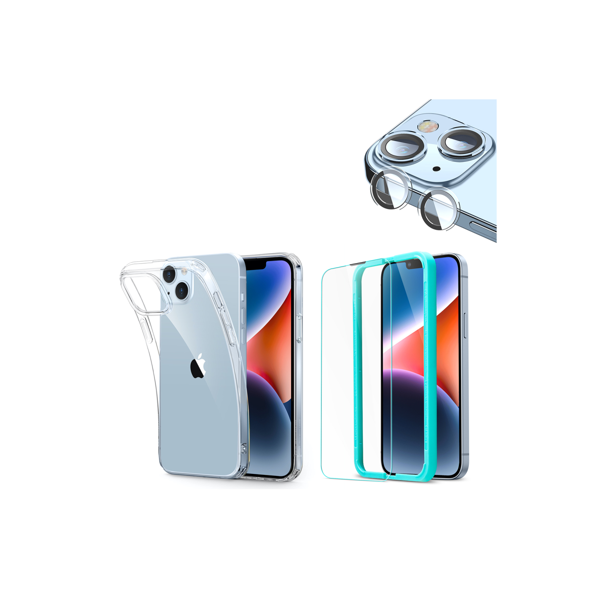 ESR Apple iPhone 14 Plus Zero Clear Cam Koruyucu Ve Lens Koruyucu Hediyeli Magsafe Kapak - Şeffaf
