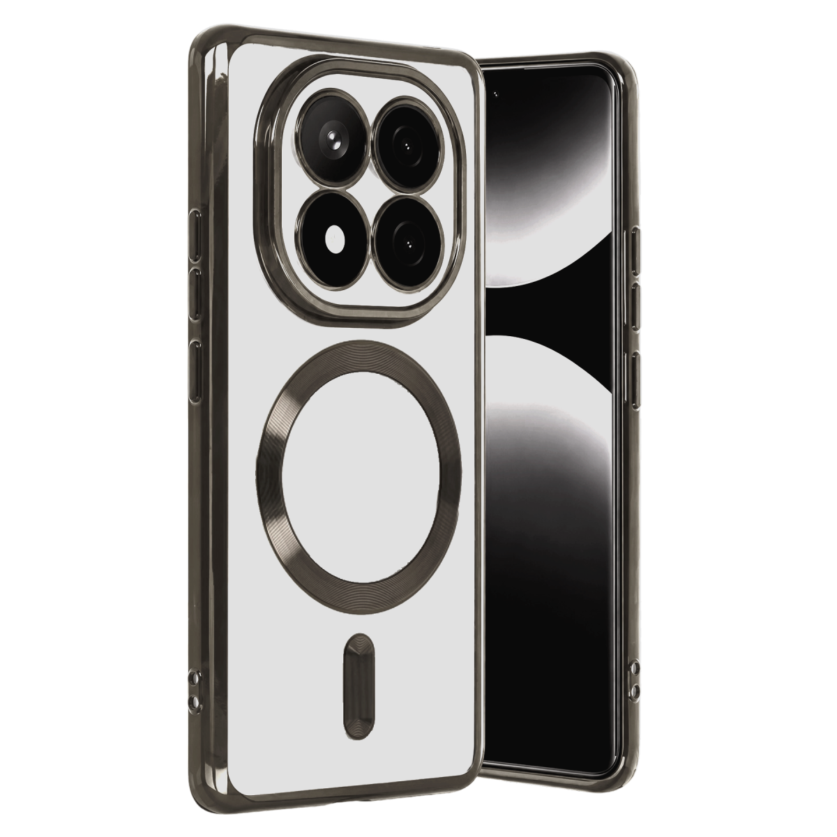 Newface Xiaomi Redmi Note 15 4G Kross Magneticsafe Kapak - Siyah