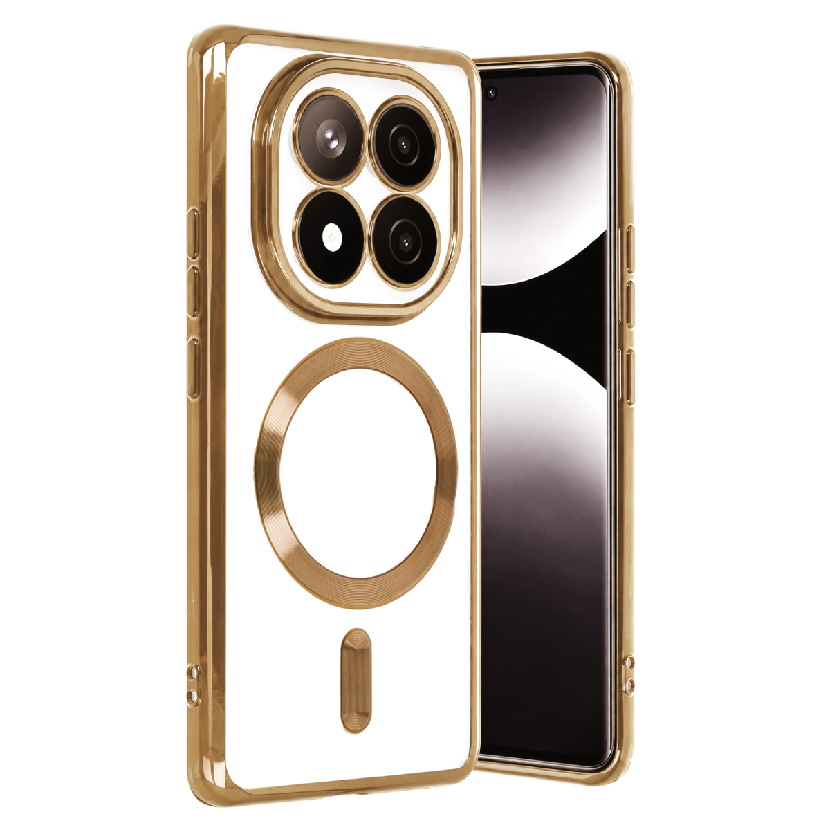Newface Xiaomi Redmi Note 15 4G Kross Magneticsafe Kapak - Gold — görsel 7