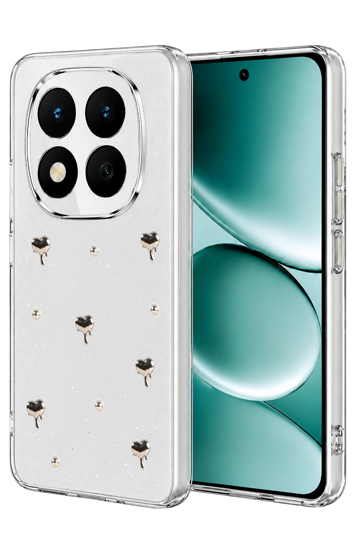 Newface Xiaomi Redmi Note 15 Pro 4G Fiyonk Desenli Kapak - Desen 1