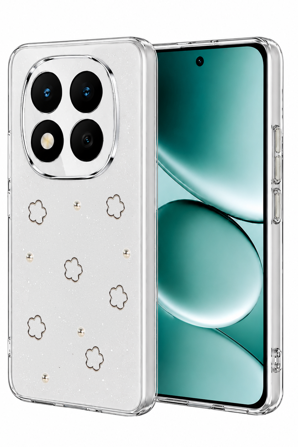 Newface Xiaomi Redmi Note 15 Pro 4G Fiyonk Desenli Kapak - Desen 2