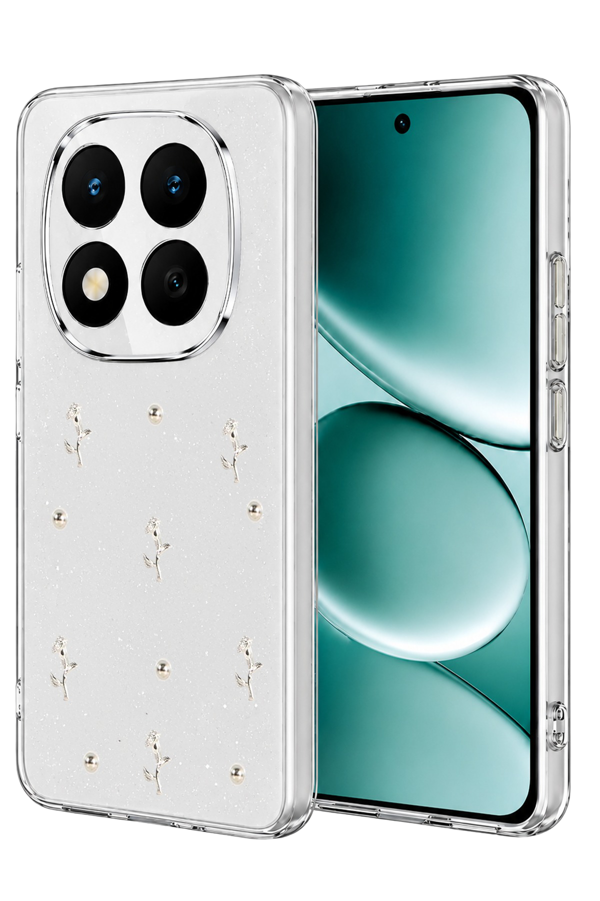 Newface Xiaomi Redmi Note 15 Pro 4G Fiyonk Desenli Kapak - Desen 4