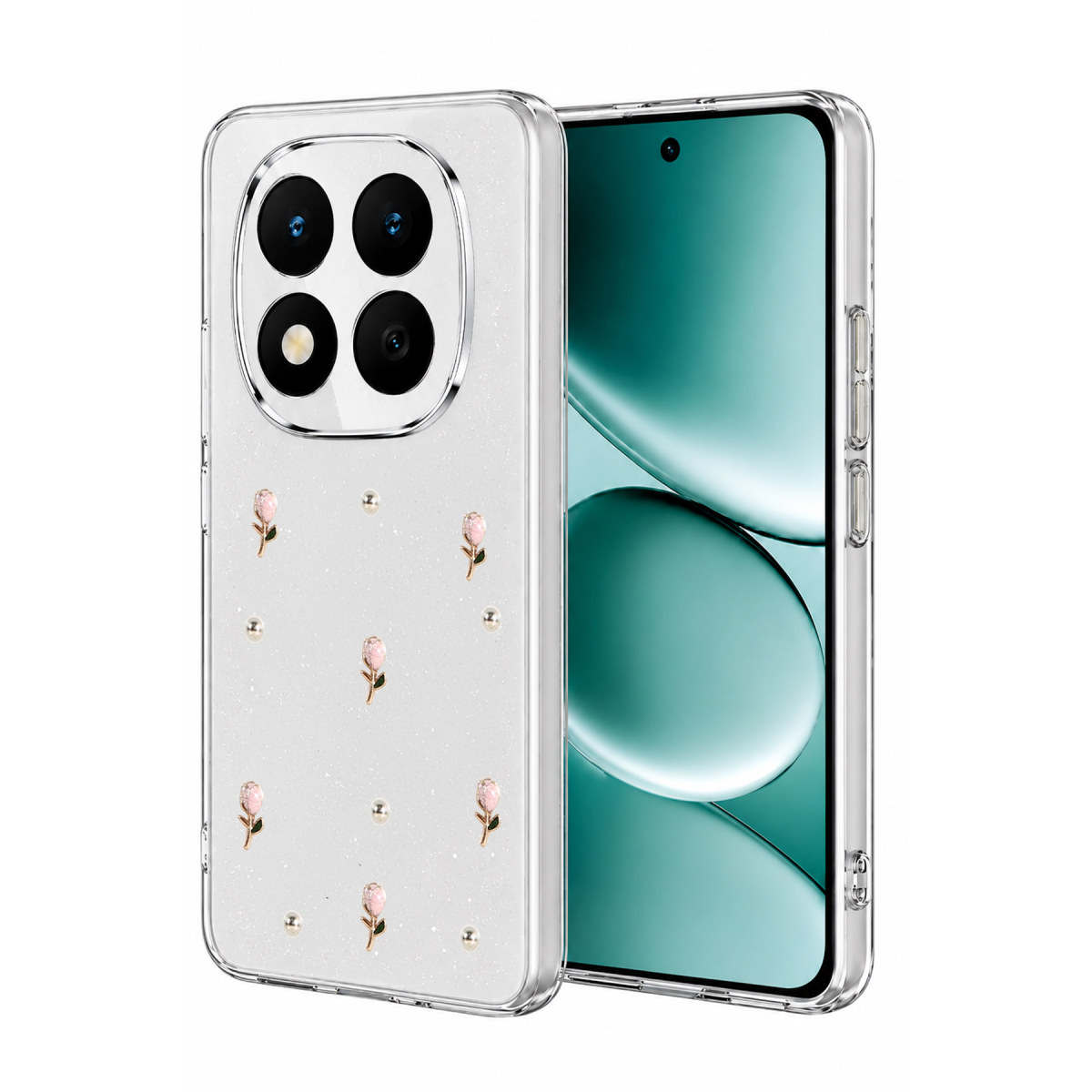 Newface Xiaomi Redmi Note 15 Pro 5G Fiyonk Desenli Kapak - Desen 6
