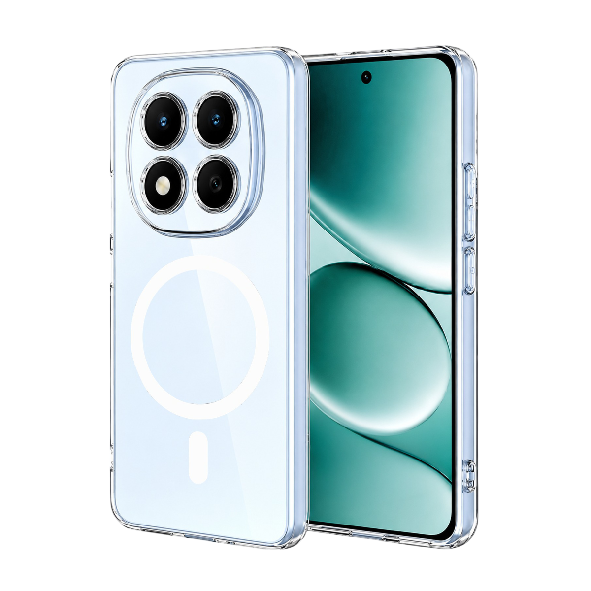 Newface Xiaomi Redmi Note 15 Pro Plus 5G Combo Sert Şeffaf Magsafe Kapak - Şeffaf — görsel 4