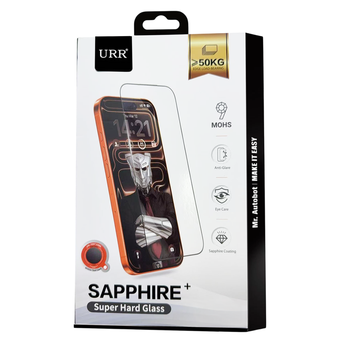 URR Apple iPhone 17 Pro Sapphire Plus Cam Ekran Koruyucu - Şeffaf