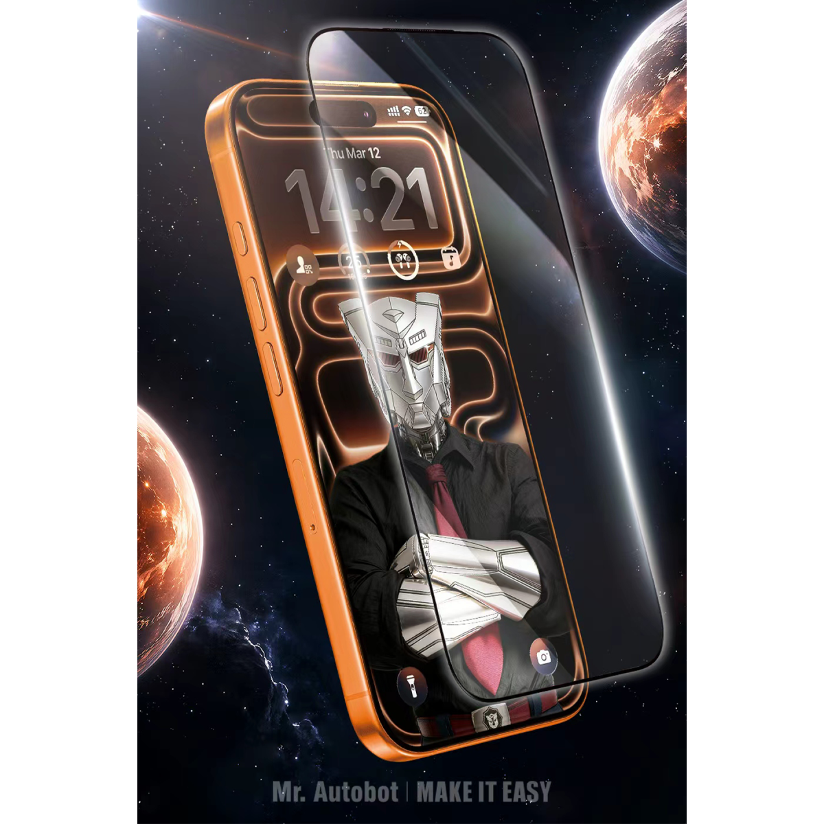 URR Apple iPhone 17 Pro Max Sapphire Plus Cam Ekran Koruyucu - Şeffaf
