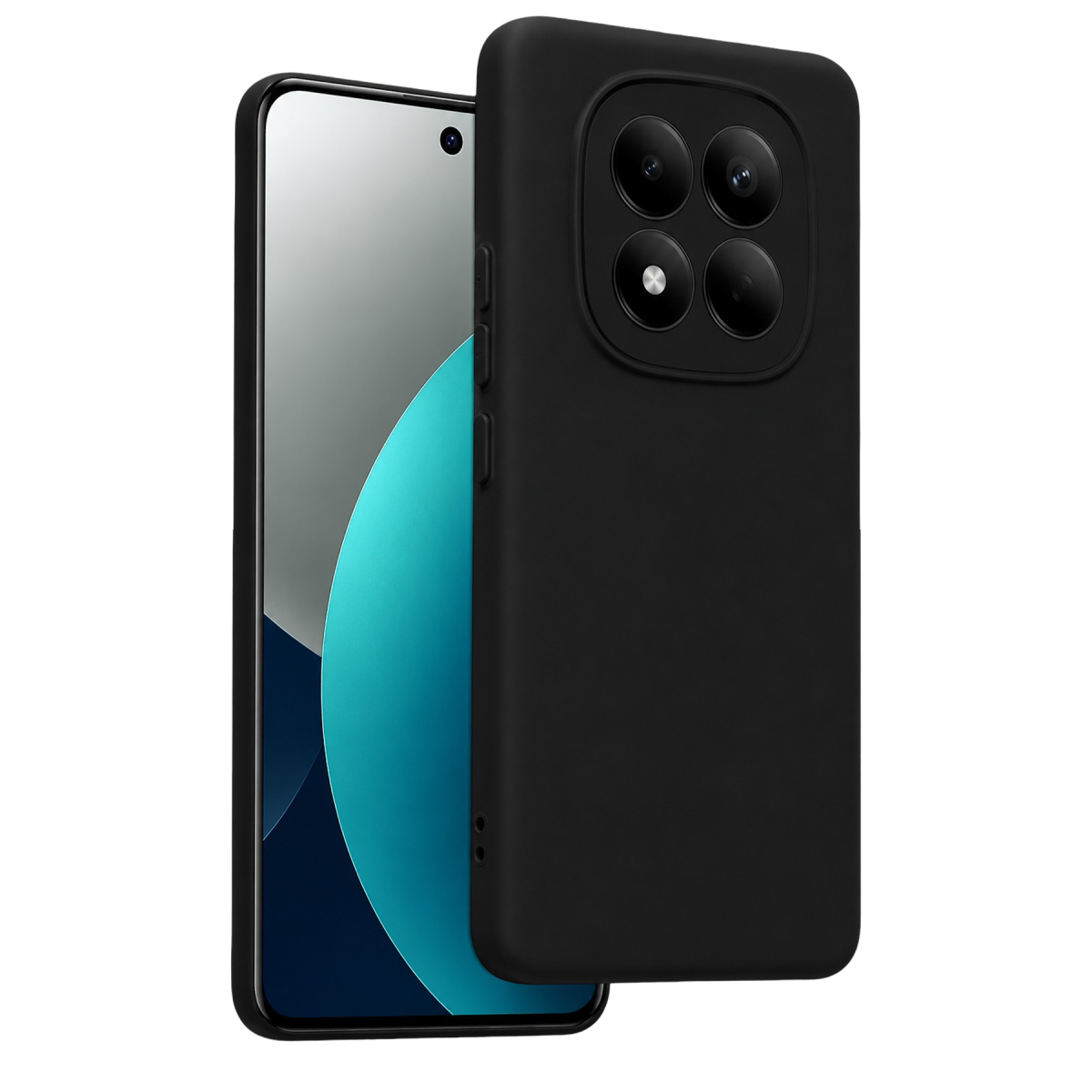 Newface Xiaomi Redmi Note 15 4G Nano içi Kadife Silikon - Siyah — görsel 5