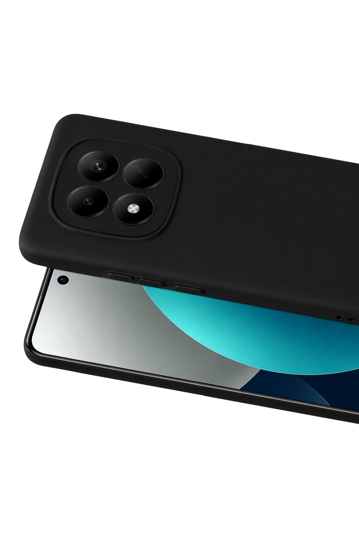 Newface Xiaomi Redmi Note 15 4G Nano içi Kadife Silikon - Siyah — görsel 2