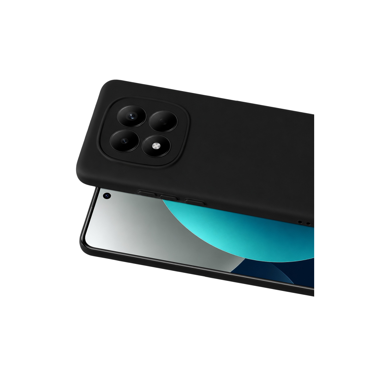 Newface Xiaomi Redmi Note 15 4G Nano içi Kadife Silikon - Siyah — görsel 6