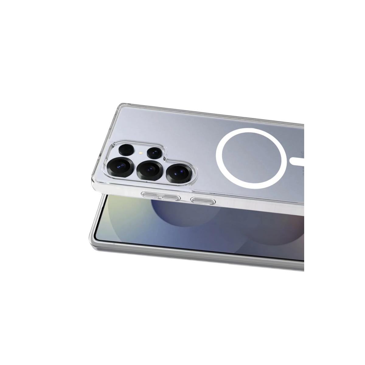Newface Samsung Galaxy S26 Ultra Combo Sert Şeffaf Magsafe Kapak - Şeffaf — görsel 5