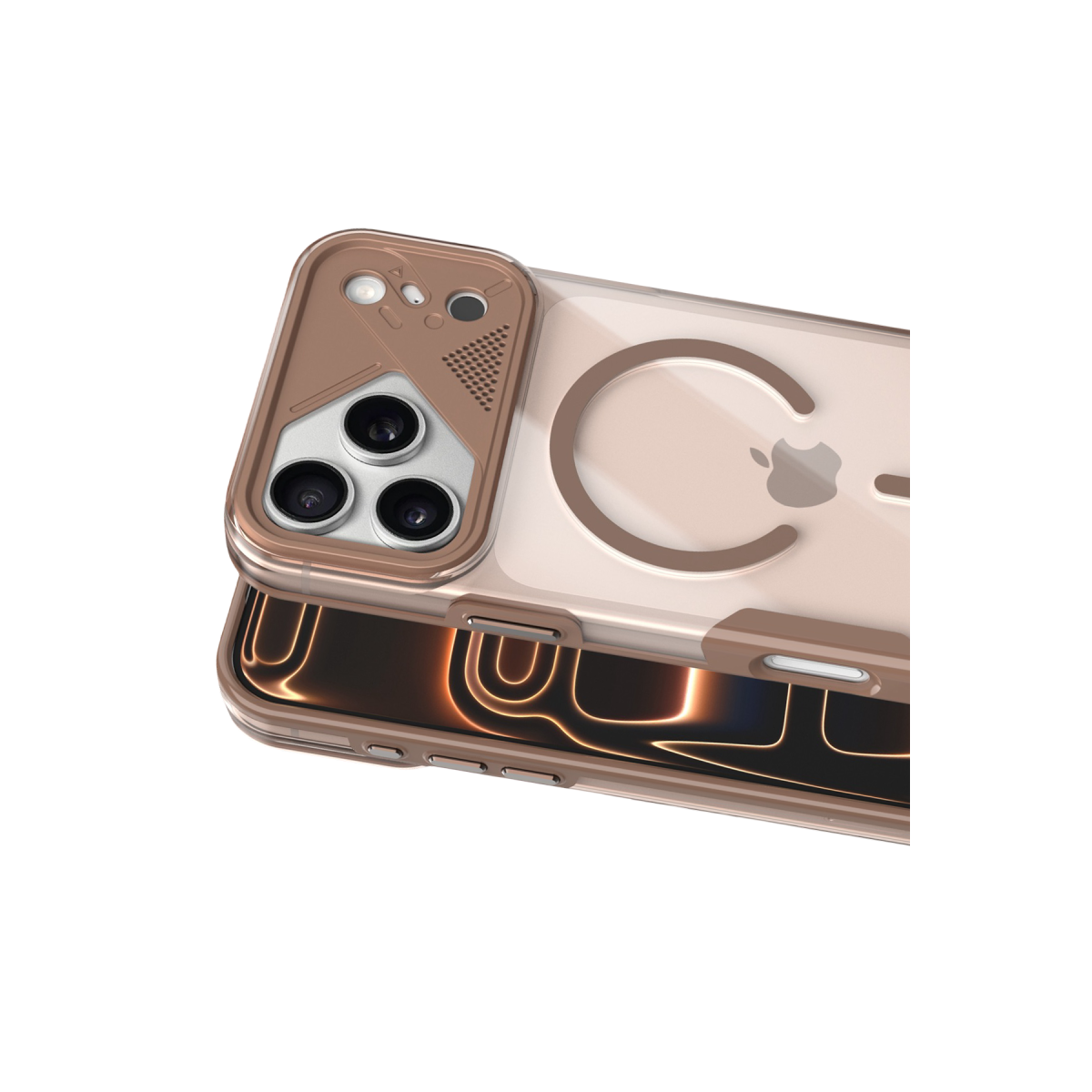Joko Apple iPhone 17 Pro Max Zinko Magsafe Kapak - Çöl Titanyum