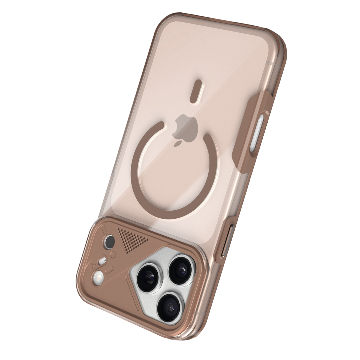 Joko Apple iPhone 17 Pro Max Zinko Magsafe Kapak - Çöl Titanyum