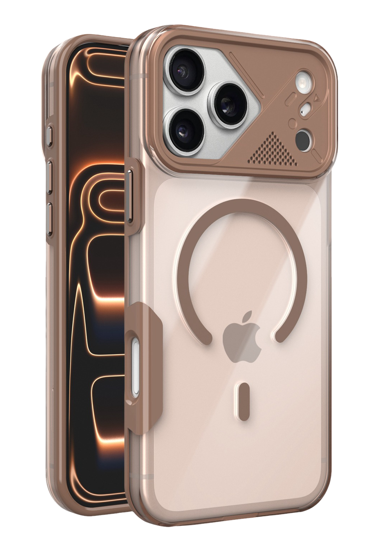 Joko Apple iPhone 17 Pro Zinko Magsafe Kapak - Çöl Titanyum