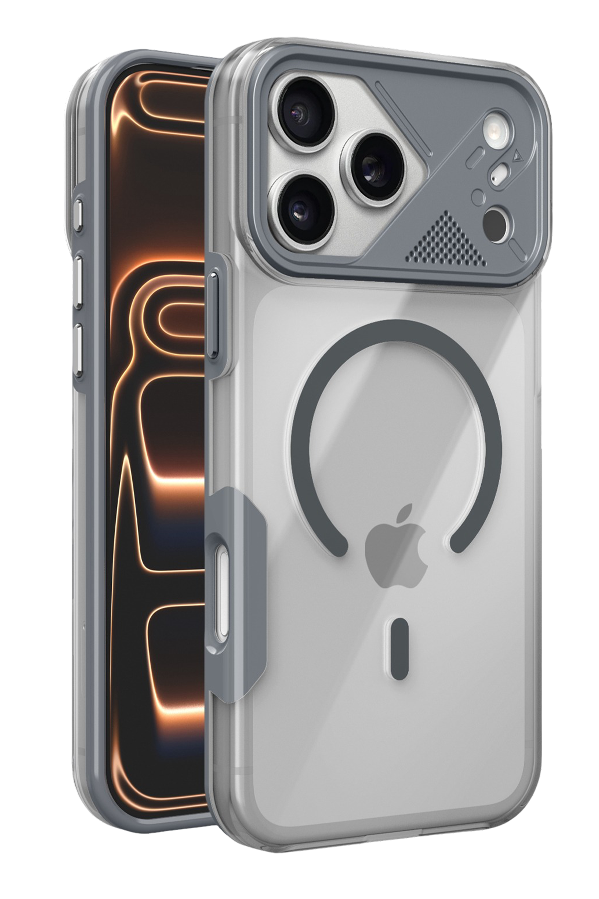 Joko Apple iPhone 17 Pro Zinko Magsafe Kapak - Titan Gri