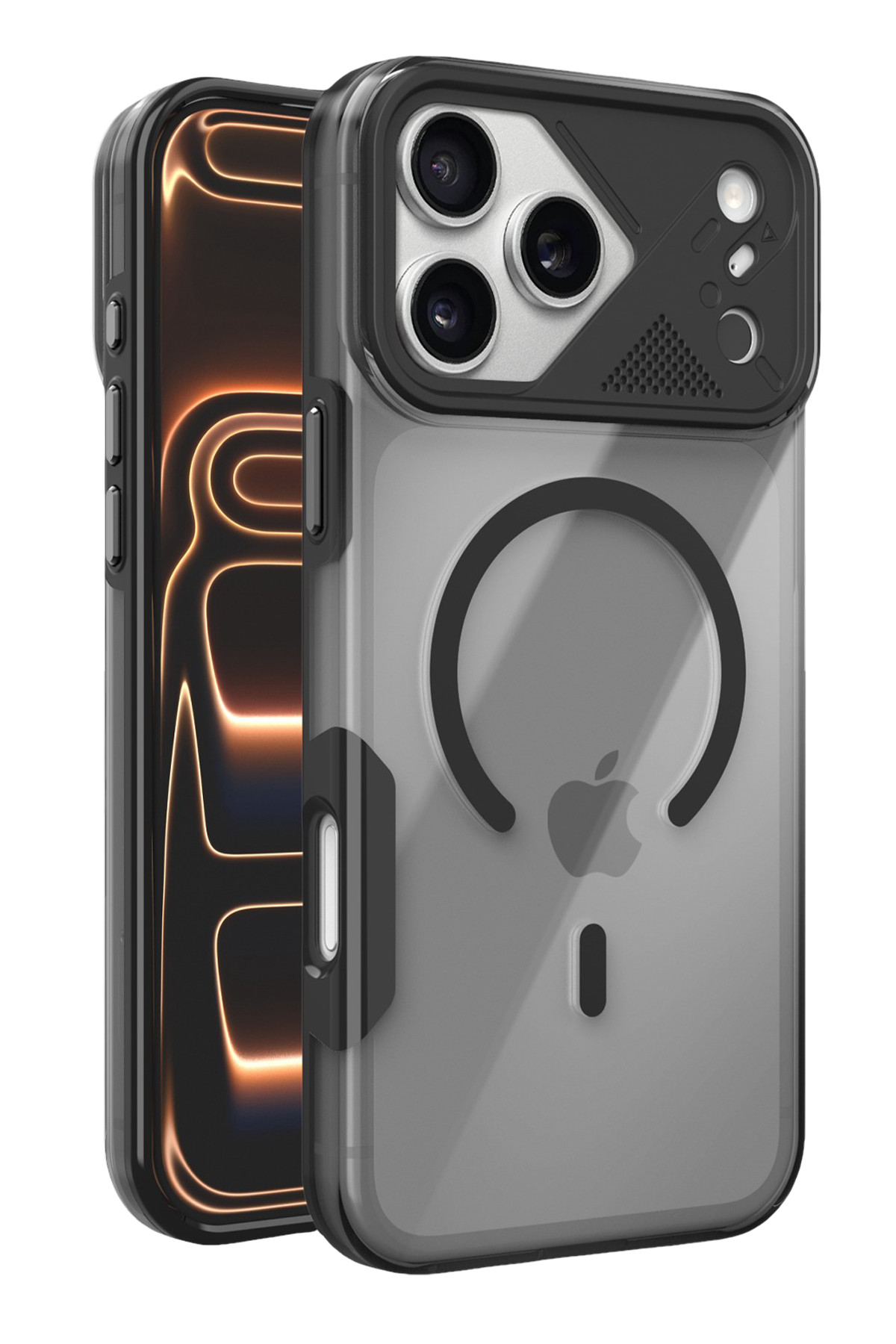 Joko Apple iPhone 17 Pro Zinko Magsafe Kapak - Siyah