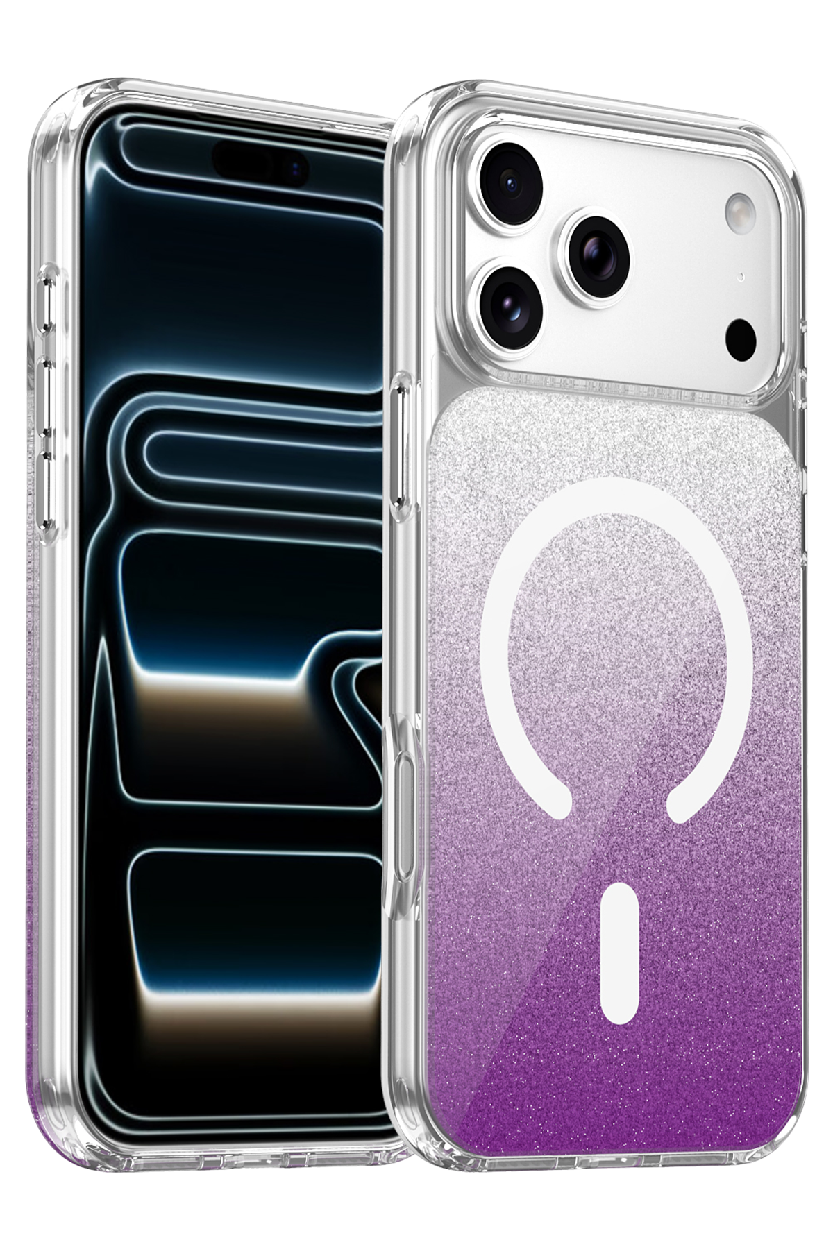 Onegif Apple iPhone 17 Pro Max Sora Simli Magsafe Kapak - Mor