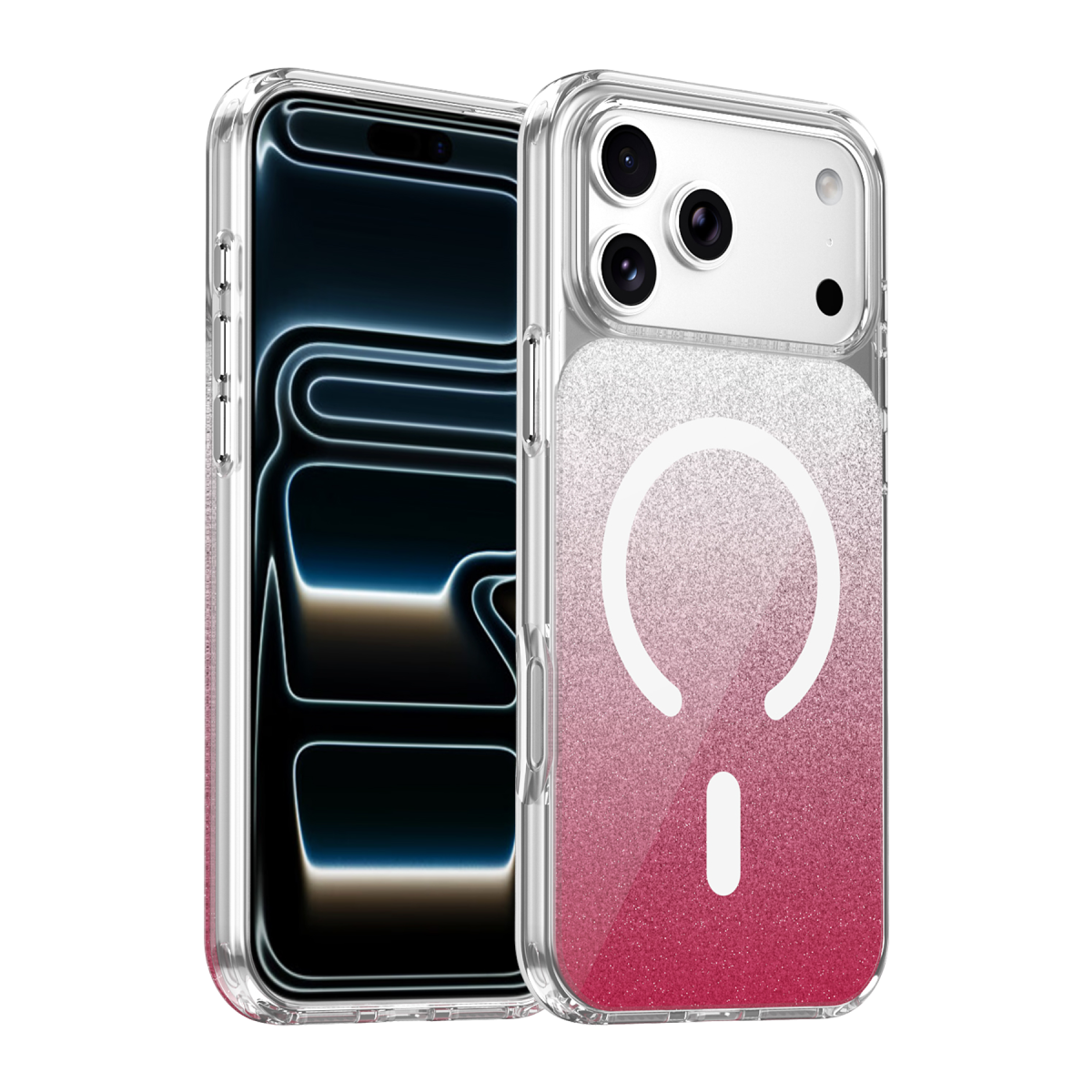 Onegif Apple iPhone 17 Pro Sora Simli Magsafe Kapak - Kırmızı