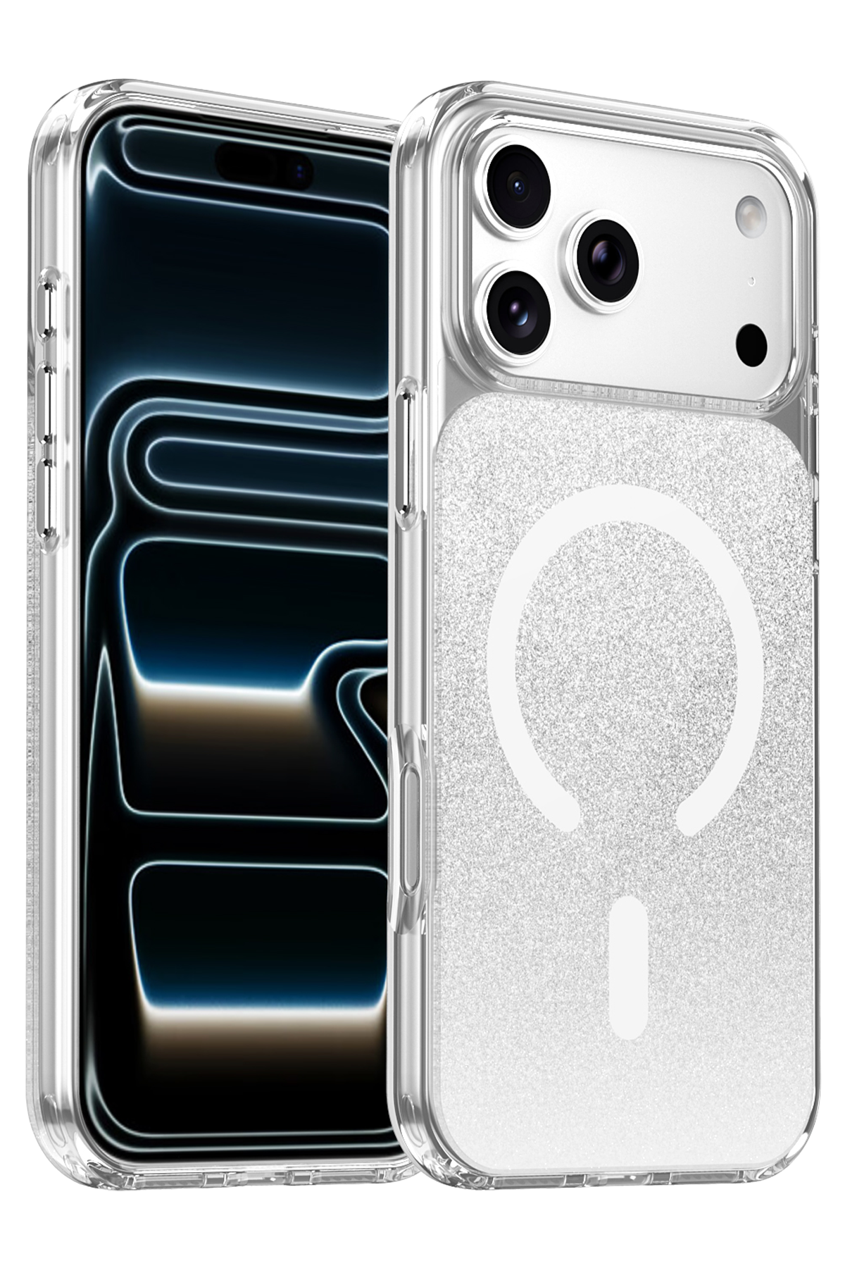 Onegif Apple iPhone 17 Pro Sora Simli Magsafe Kapak - Beyaz