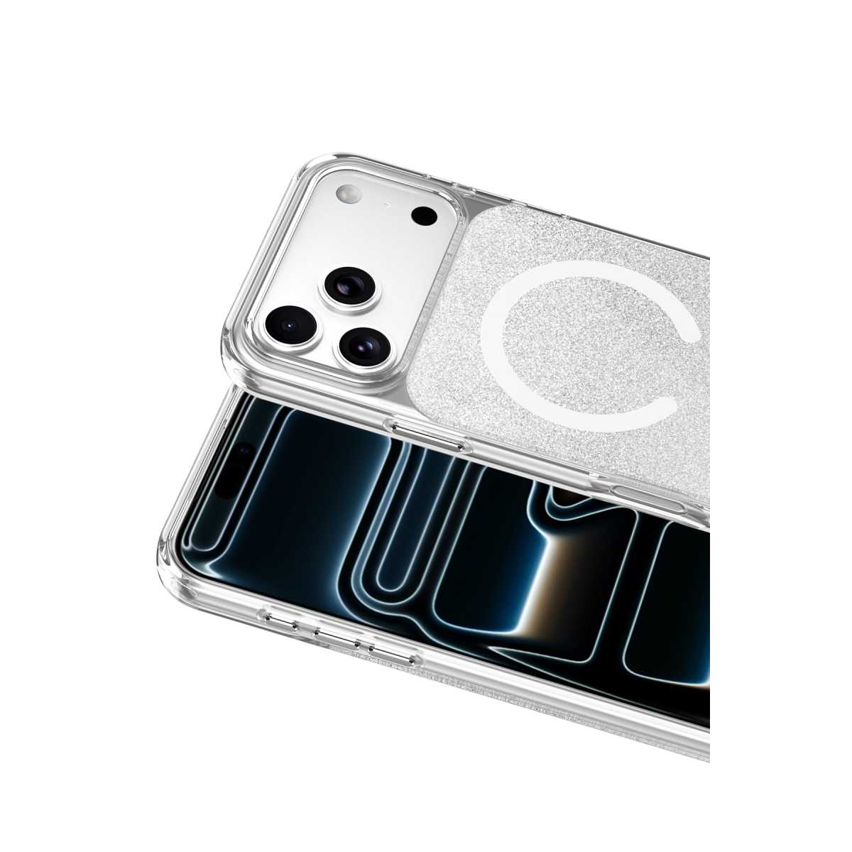 Onegif Apple iPhone 17 Pro Sora Simli Magsafe Kapak - Beyaz