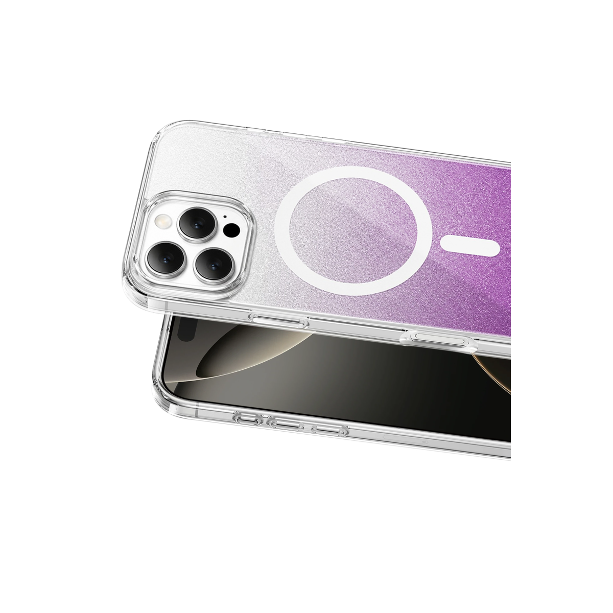 Onegif Apple iPhone 16 Pro Max Sora Simli Magsafe Kapak - Mor