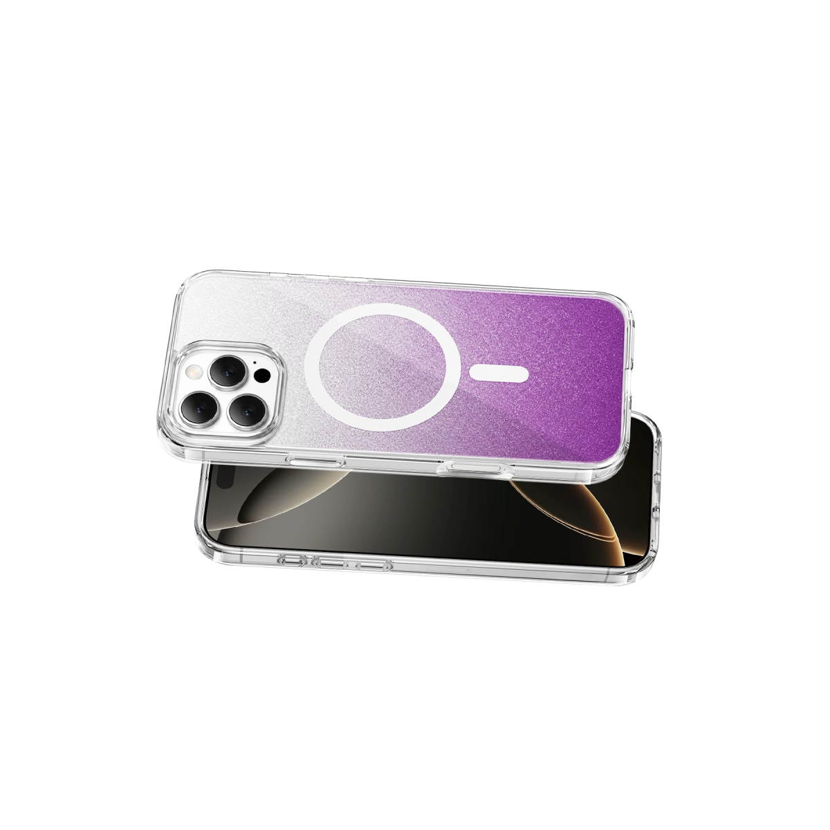 Onegif Apple iPhone 16 Pro Max Sora Simli Magsafe Kapak - Mor